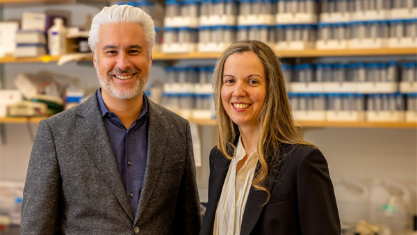 Team (left to right): Mario L. Suvà, MD, PhD and Priscilla Brastianos, MD, PhD.