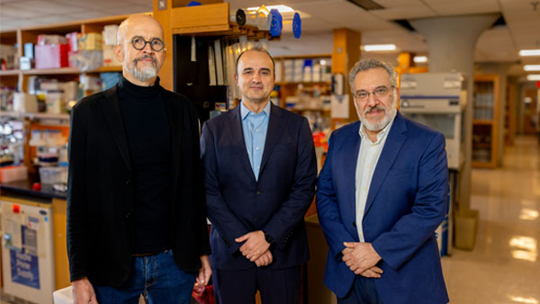 Team (left to right): Wilhelm Haas, PhD, Mo Motamedi, PhD and Othon Iliopoulos, MD.