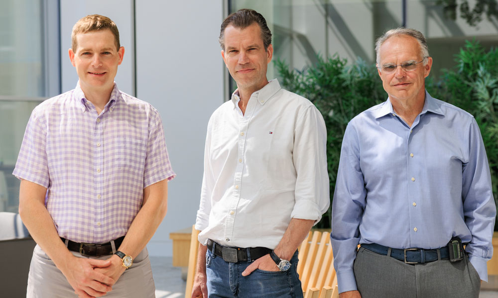 Team (left to right): Peter van Galen, PhD, Konrad Hochedlinger, PhD and Hanno Hock, MD, PhD. Team (left to right): Peter van Galen, PhD, Konrad Hochedlinger, PhD and Hanno Hock, MD, PhD.