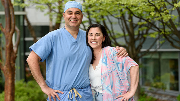 Motaz Qadan, MD, PhD and Alexa Morell Motaz Qadan, MD, PhD and Alexa Morell