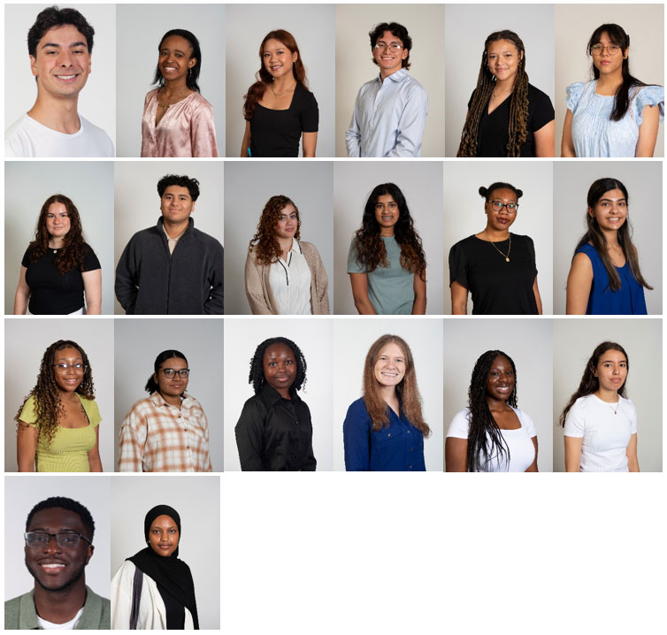 Photocollage of student faces