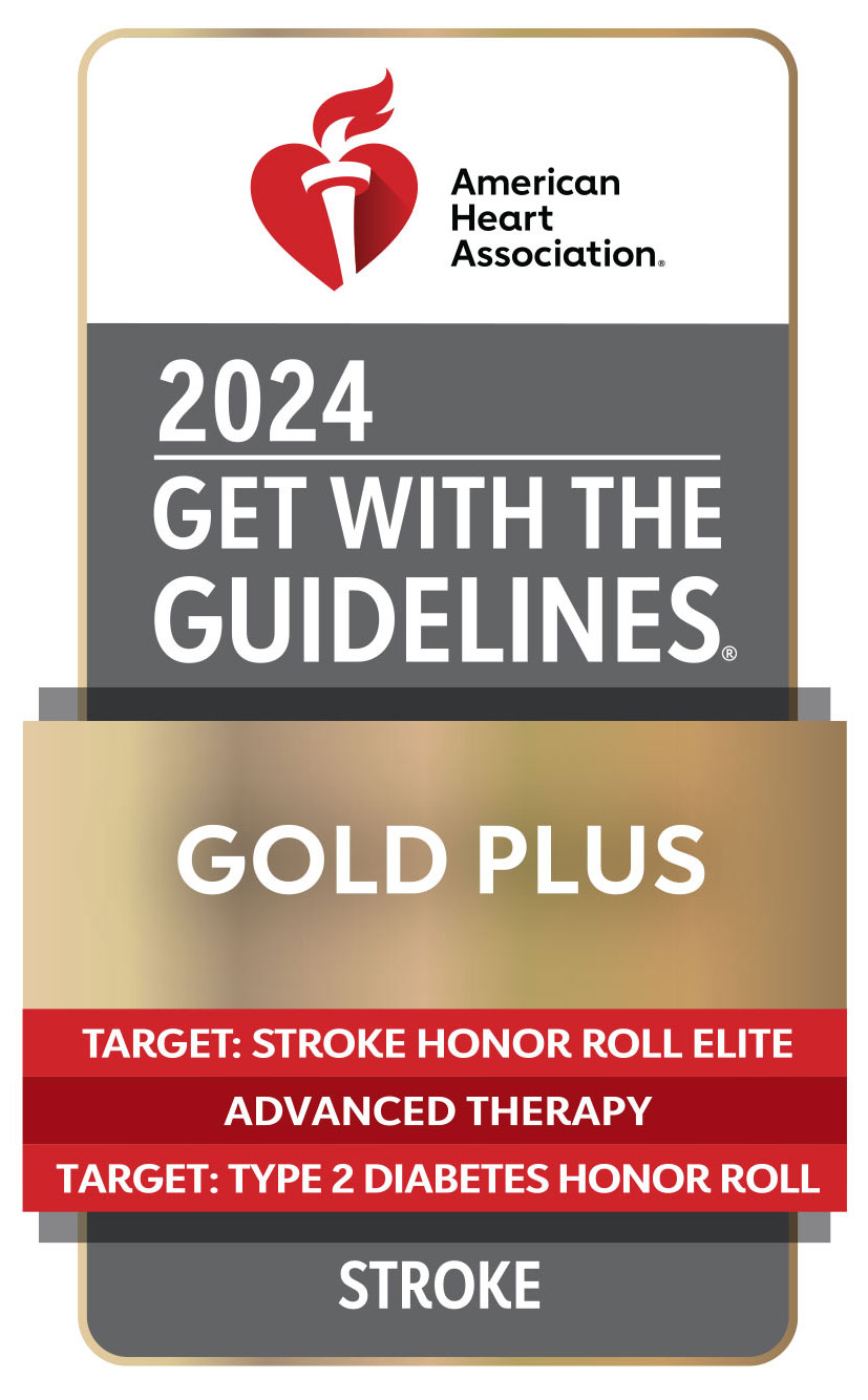 American Heart Association & American Stroke Association Honor Roll Gold Plus Elite Award