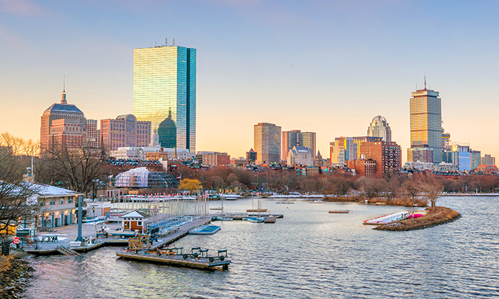 image of the Boston skyline